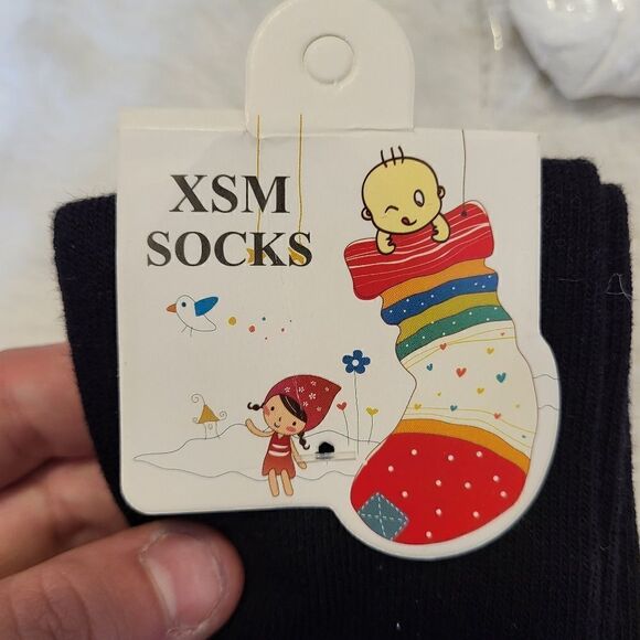 NWT Toddler girl knee high socks with satin anklets bundle - Picture 3 of 6